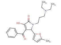 4-benzoyl-1-[3-(diethylamino)propyl]-3-hydroxy-5-(5-methyl-2-furyl)-1,5-dihydro-2H-pyrrol-2-one