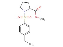 methyl 1-[(4-ethylphenyl)sulfonyl]prolinate