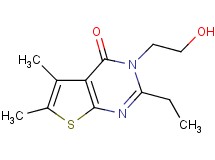 2-ethyl-3-(2-hydroxyethyl)-5,6-dimethylthieno[2,3-d]pyrimidin-4(3H)-one