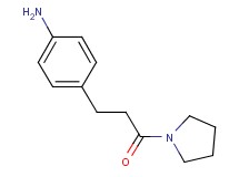4-[3-oxo-3-(1-pyrrolidinyl)propyl]aniline