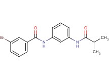 3-bromo-N-[3-(isobutyrylamino)phenyl]benzamide