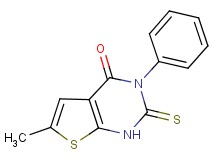 6-methyl-3-phenyl-2-thioxo-2,3-dihydrothieno[2,3-d]pyrimidin-4(1H)-one