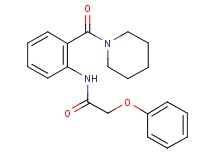 2-phenoxy-N-[2-(1-piperidinylcarbonyl)phenyl]acetamide