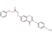 benzyl {[3-(4-methoxyphenoxy)-4-oxo-4H-chromen-7-yl]oxy}acetate