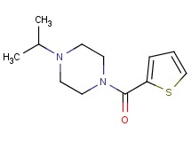 1-isopropyl-4-(2-thienylcarbonyl)piperazine oxalate
