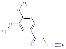 2-(3,4-dimethoxyphenyl)-2-oxoethyl thiocyanate