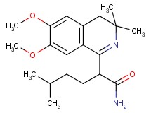 2-(6,7-dimethoxy-3,3-dimethyl-3,4-dihydro-1-isoquinolinyl)-5-methylhexanamide