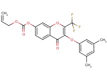 allyl 3-(3,5-dimethylphenoxy)-4-oxo-2-(trifluoromethyl)-4H-chromen-7-yl carbonate