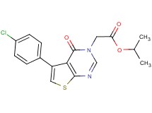 isopropyl [5-(4-chlorophenyl)-4-oxothieno[2,3-d]pyrimidin-3(4H)-yl]acetate