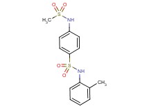 N-(2-methylphenyl)-4-[(methylsulfonyl)amino]benzenesulfonamide
