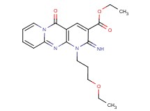 ethyl 1-(3-ethoxypropyl)-2-imino-5-oxo-1,5-dihydro-2H-dipyrido[1,2-a:2',3'-d]pyrimidine-3-carboxylate