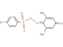4-({[(4-bromophenyl)sulfonyl]oxy}imino)-3,5-dimethyl-2,5-cyclohexadien-1-one