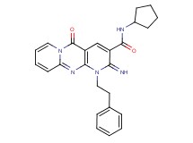 N-cyclopentyl-2-imino-5-oxo-1-(2-phenylethyl)-1,5-dihydro-2H-dipyrido[1,2-a:2',3'-d]pyrimidine-3-carboxamide
