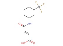 4-oxo-4-{[3-(trifluoromethyl)cyclohexyl]amino}-2-butenoic acid