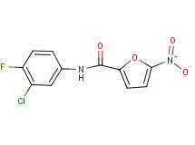 N-(3-chloro-4-fluorophenyl)-5-nitro-2-furamide