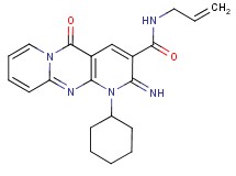 N-allyl-1-cyclohexyl-2-imino-5-oxo-1,5-dihydro-2H-dipyrido[1,2-a:2',3'-d]pyrimidine-3-carboxamide