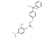 N-(2-methyl-4-nitrophenyl)-2-[4-(1-methyl-1-phenylethyl)phenoxy]acetamide