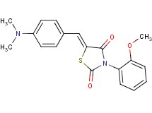 5-[4-(dimethylamino)benzylidene]-3-(2-methoxyphenyl)-1,3-thiazolidine-2,4-dione