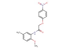 N-(2-methoxy-5-methylphenyl)-2-(4-nitrophenoxy)acetamide