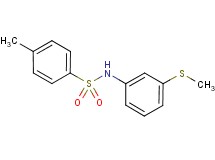 4-methyl-N-[3-(methylthio)phenyl]benzenesulfonamide