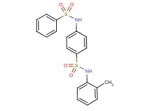 N-(2-methylphenyl)-4-[(phenylsulfonyl)amino]benzenesulfonamide