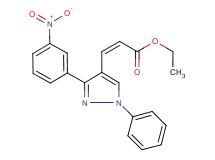 ethyl 3-[3-(3-nitrophenyl)-1-phenyl-1H-pyrazol-4-yl]acrylate