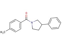 1-(4-methylbenzoyl)-3-phenylpyrrolidine