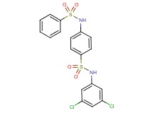 N-(3,5-dichlorophenyl)-4-[(phenylsulfonyl)amino]benzenesulfonamide