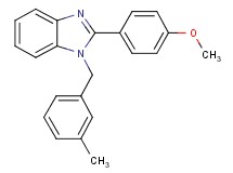 2-(4-methoxyphenyl)-1-(3-methylbenzyl)-1H-benzimidazole