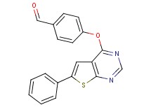 4-[(6-phenylthieno[2,3-d]pyrimidin-4-yl)oxy]benzaldehyde