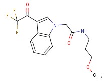 N-(3-methoxypropyl)-2-[3-(trifluoroacetyl)-1H-indol-1-yl]acetamide