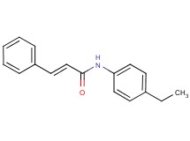 N-(4-ethylphenyl)-3-phenylacrylamide