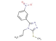 4-allyl-3-(methylthio)-5-(3-nitrophenyl)-4H-1,2,4-triazole