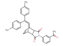 4-(3-acetylphenyl)-10-[bis(4-methylphenyl)methylene]-4-azatricyclo[5.2.1.0~2,6~]dec-8-ene-3,5-dione
