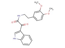 N-[2-(3,4-dimethoxyphenyl)ethyl]-2-(1H-indol-3-yl)-2-oxoacetamide