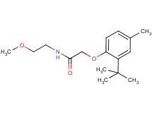 2-(2-tert-butyl-4-methylphenoxy)-N-(2-methoxyethyl)acetamide