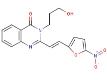 3-(3-hydroxypropyl)-2-[2-(5-nitro-2-furyl)vinyl]-4(3H)-quinazolinone