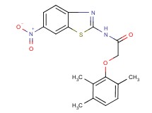 N-(6-nitro-1,3-benzothiazol-2-yl)-2-(2,3,6-trimethylphenoxy)acetamide