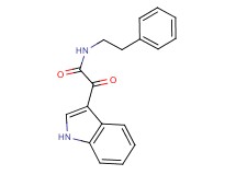 2-(1H-indol-3-yl)-2-oxo-N-(2-phenylethyl)acetamide