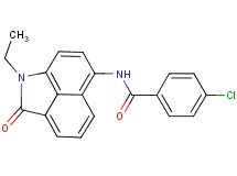 4-chloro-N-(1-ethyl-2-oxo-1,2-dihydrobenzo[cd]indol-6-yl)benzamide