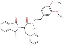 N-[2-(3,4-dimethoxyphenyl)ethyl]-2-(1,3-dioxo-1,3-dihydro-2H-isoindol-2-yl)-3-phenylpropanamide