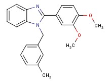 2-(3,4-dimethoxyphenyl)-1-(3-methylbenzyl)-1H-benzimidazole