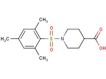 1-(mesitylsulfonyl)-4-piperidinecarboxylic acid