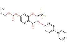 allyl 3-(4-biphenylyloxy)-4-oxo-2-(trifluoromethyl)-4H-chromen-7-yl carbonate