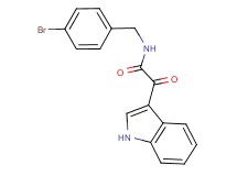 N-(4-bromobenzyl)-2-(1H-indol-3-yl)-2-oxoacetamide
