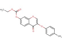 ethyl 3-(4-methylphenoxy)-4-oxo-4H-chromen-7-yl carbonate