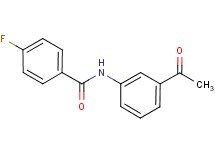 N-(3-acetylphenyl)-4-fluorobenzamide
