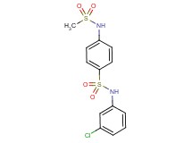 N-(3-chlorophenyl)-4-[(methylsulfonyl)amino]benzenesulfonamide