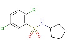 2,5-dichloro-N-cyclopentylbenzenesulfonamide