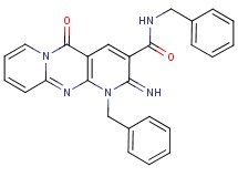 N,1-dibenzyl-2-imino-5-oxo-1,5-dihydro-2H-dipyrido[1,2-a:2',3'-d]pyrimidine-3-carboxamide